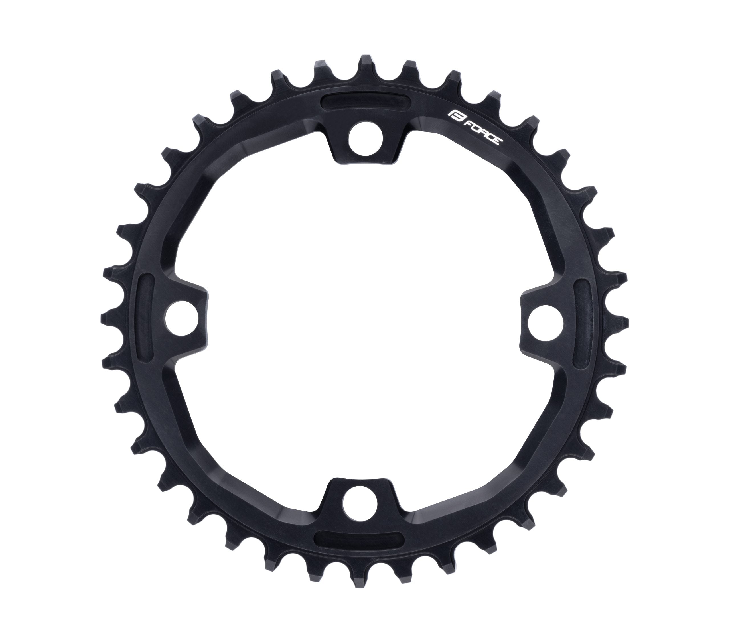 Foaie angrenaj Force NW 36T BCD 104, 4 suruburi, negru