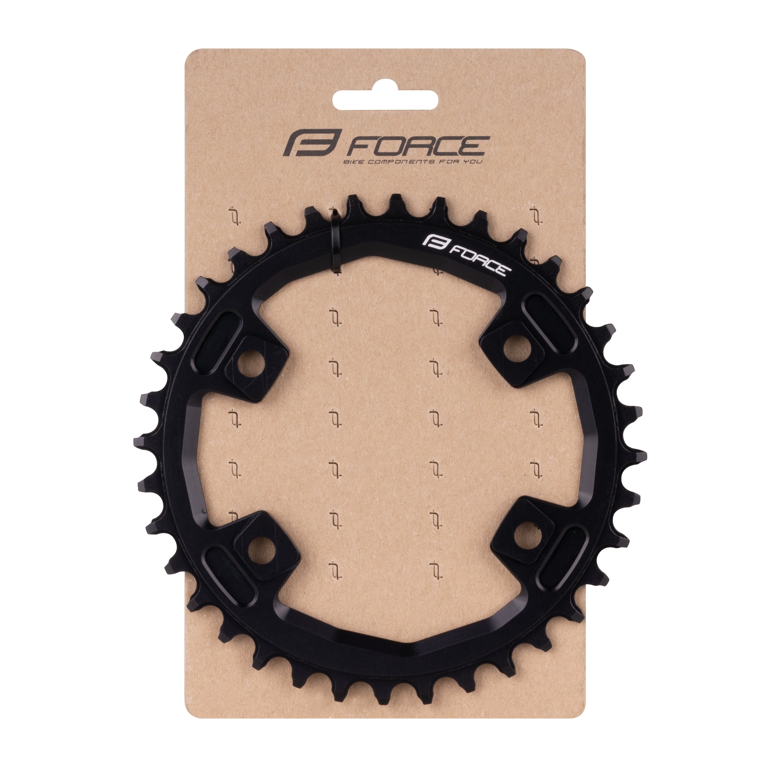 Foaie angrenaj Force NW 36T BCD 96, 4 bolt, negru