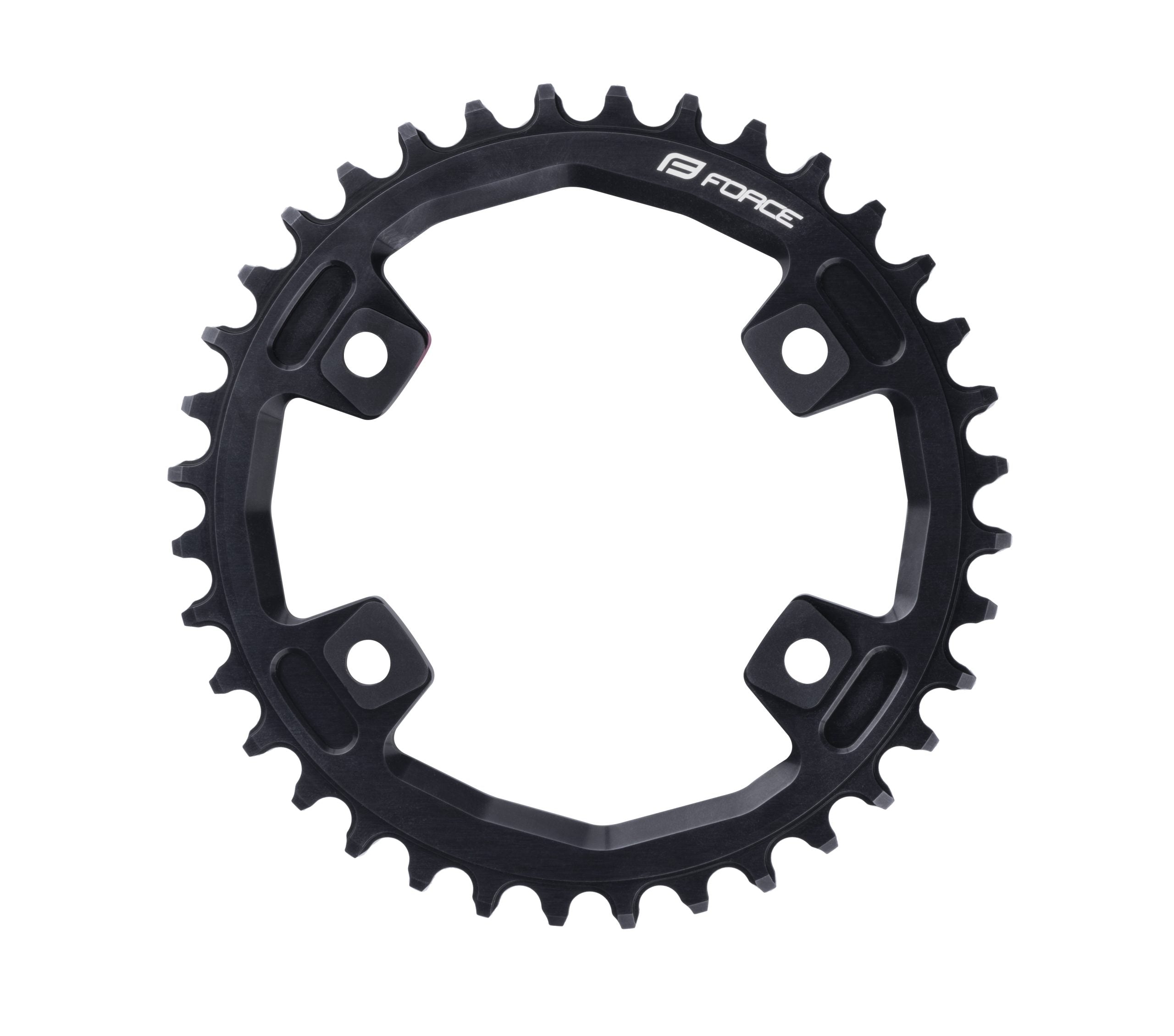 Foaie angrenaj Force NW 36T BCD 96, 4 bolt, negru