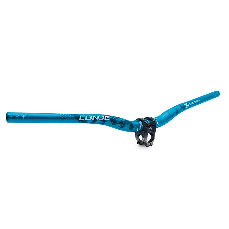 Ghidon 720mm cu rise 25mm negru-albastru