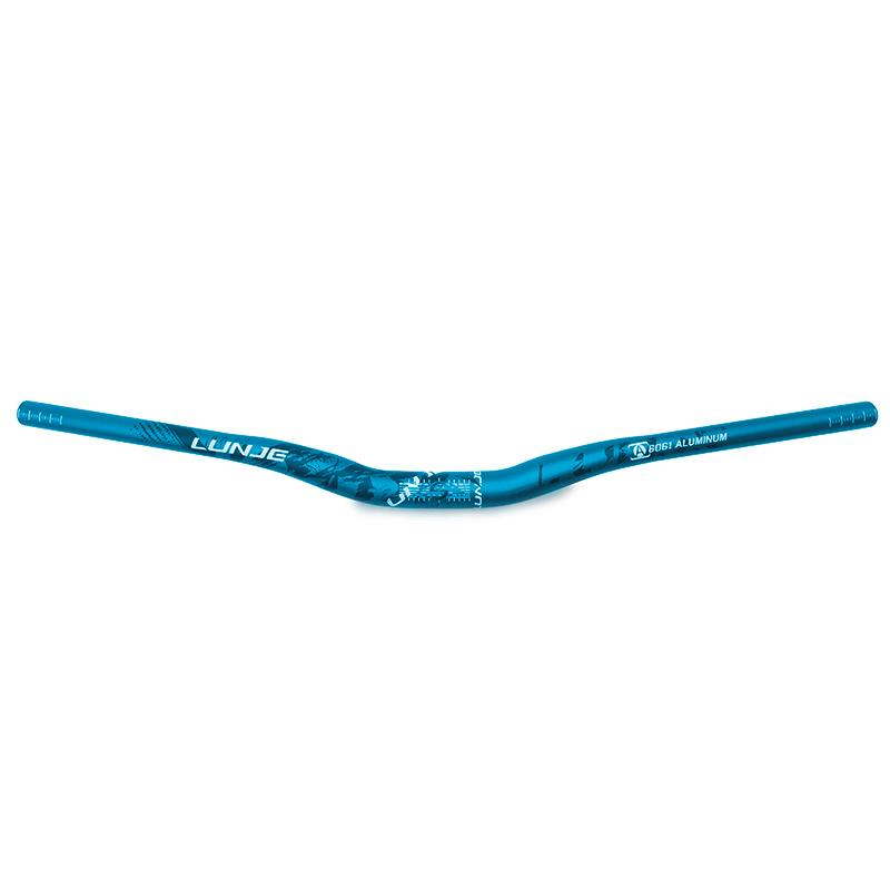 Ghidon 720mm cu rise 25mm negru-albastru