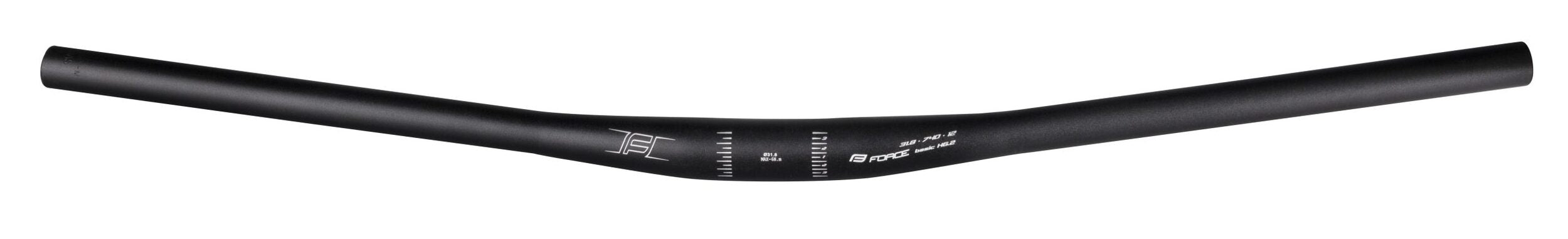 ghidon force basic h62 rised 318 740mm al negru mat scaled