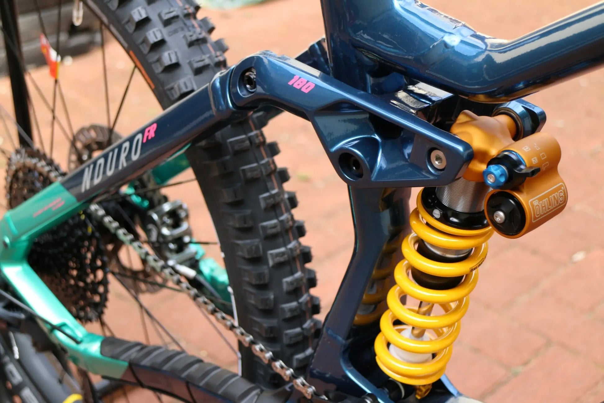 haibike nduro 8 freeride 2023 mountain bike bluepurpleyellow b scaled 2