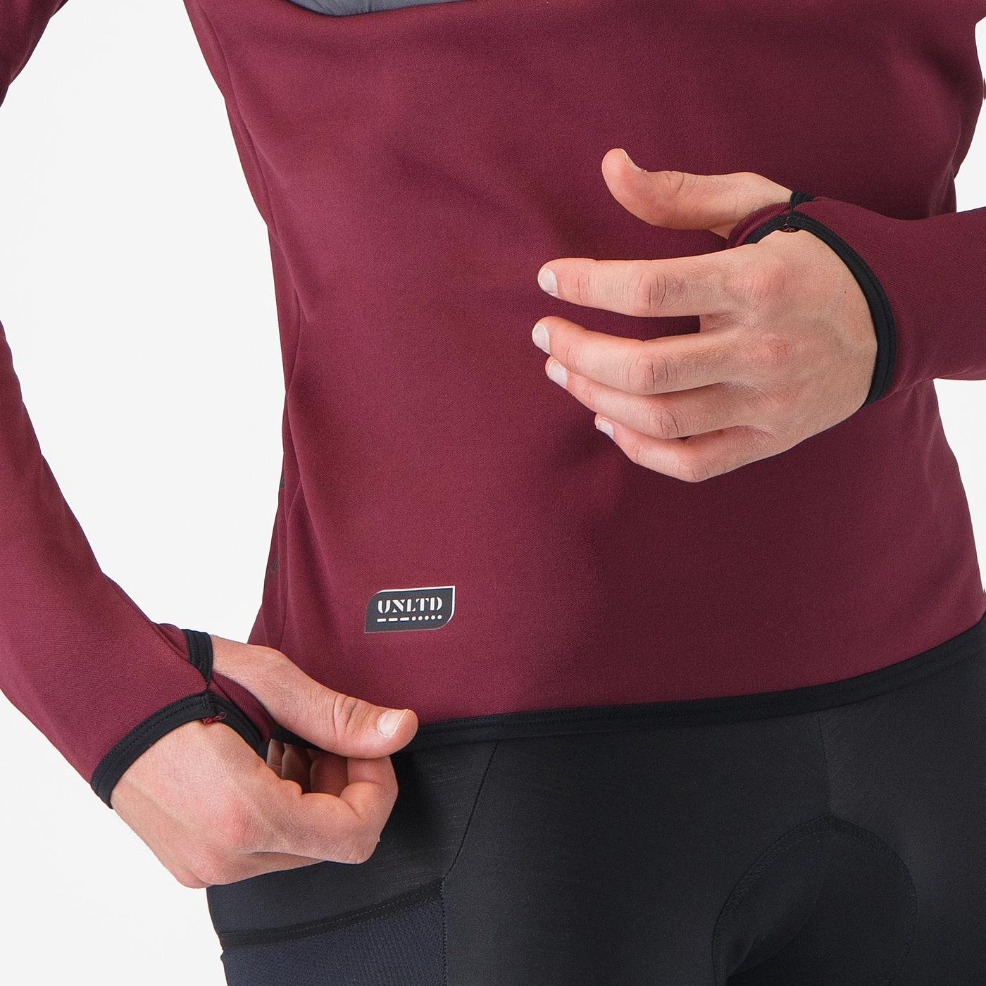 Hanorac Castelli UNLTD Roam Hoodie Visiniu/Gri XXXL