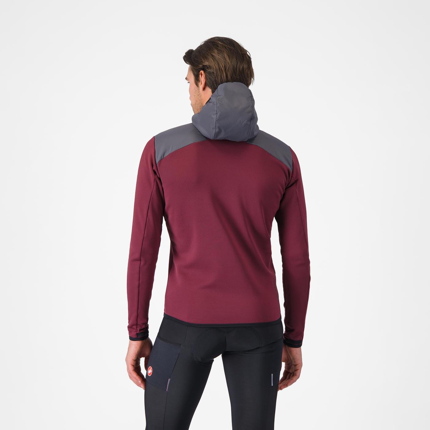 Hanorac Castelli UNLTD Roam Hoodie Visiniu/Gri XXXL