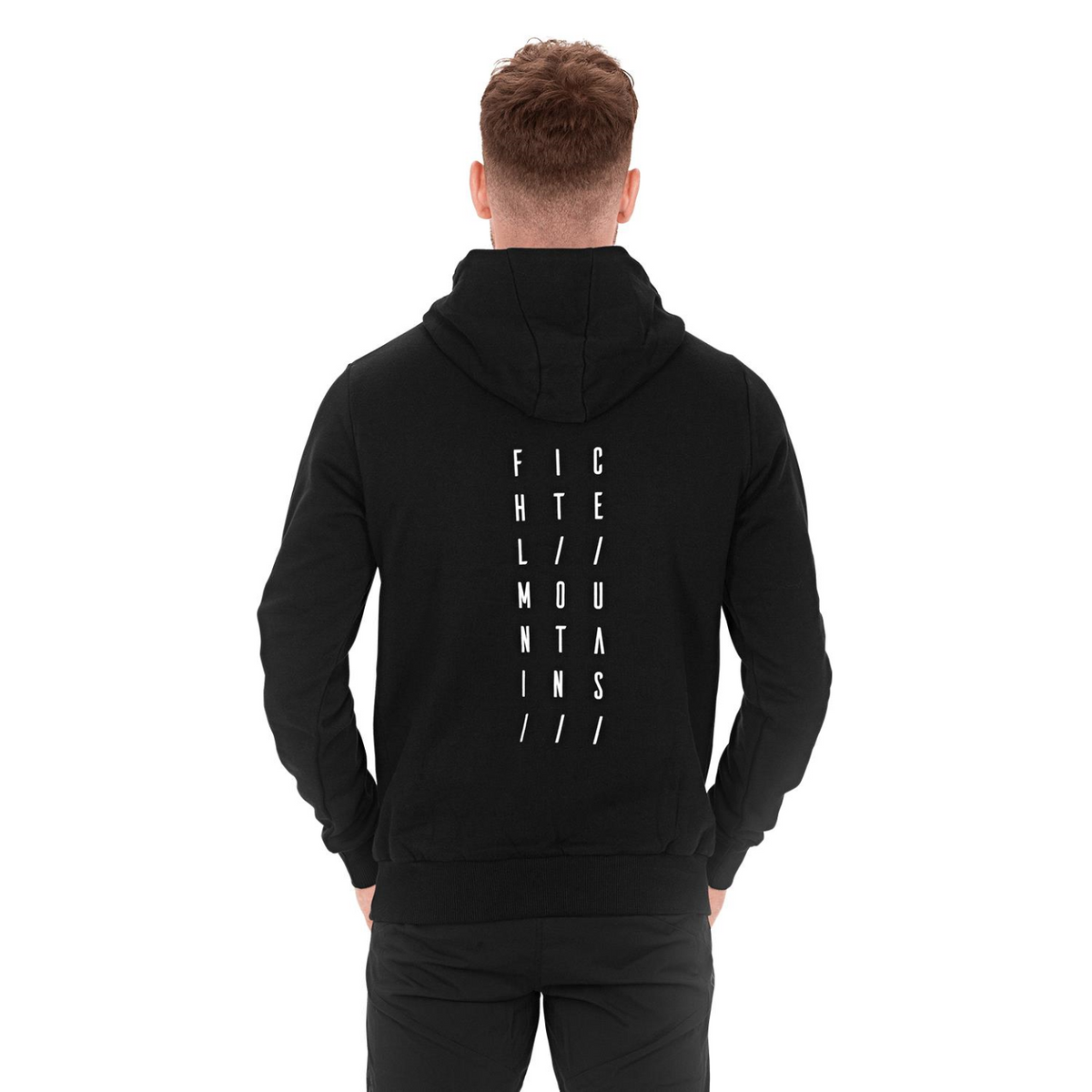 Hanorac CUBE Organic Hoodie Fichtelmountains Black