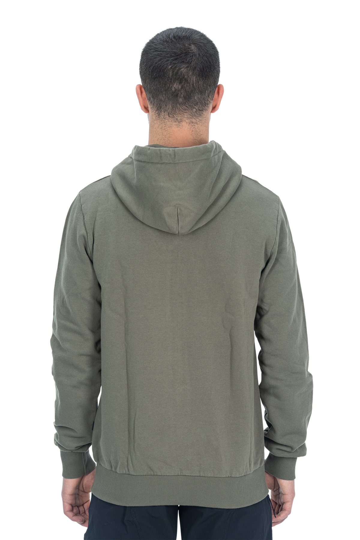 Hanorac CUBE Organic Zip Hoodie Olive