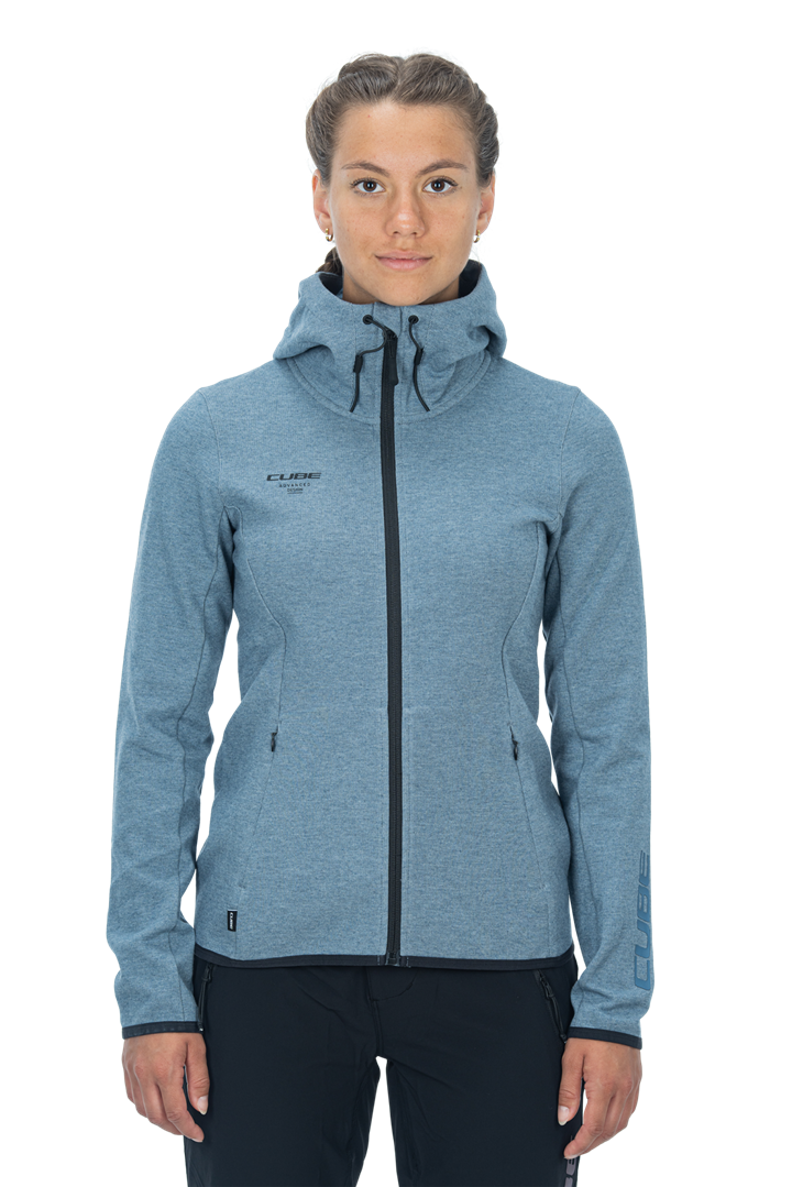 Hanorac CUBE WS Zip Hoodie Advanced Albastru