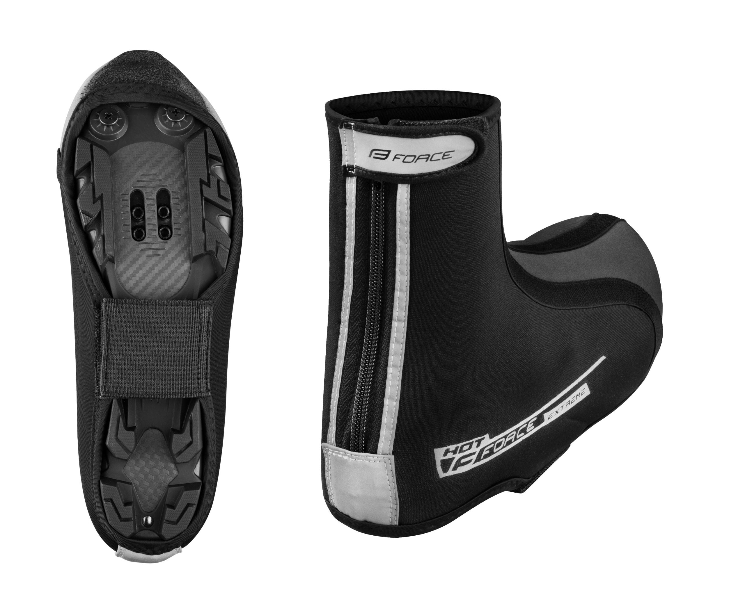 Huse pantofi Force Hot Extreme neopren negre XXL