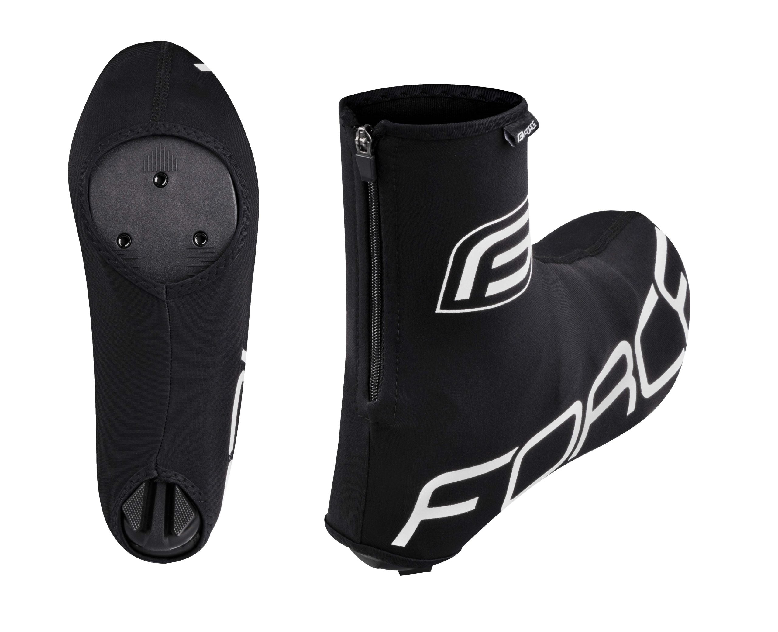 Huse pantofi Force Lycra Termo negre L-XL