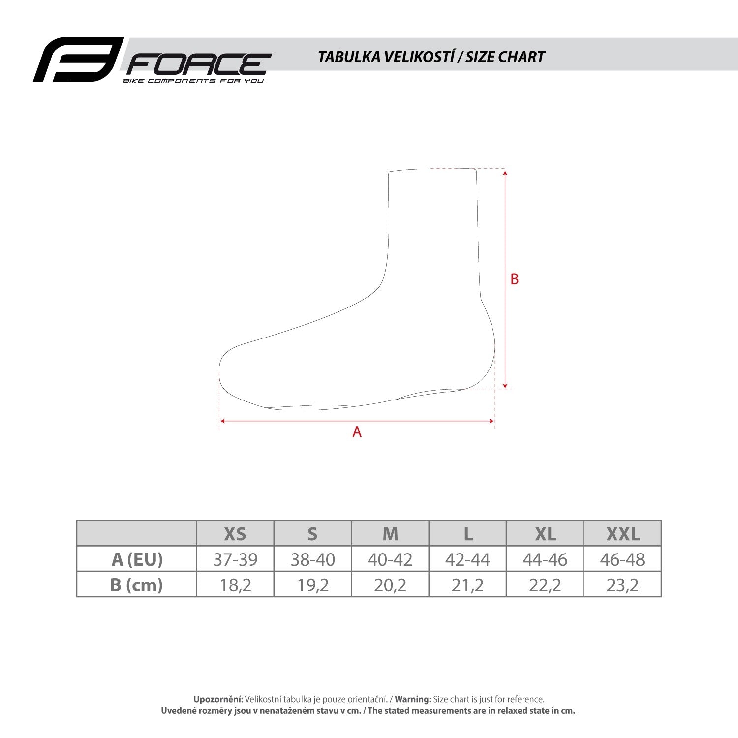 Huse pantofi Force Neopren Basic Fluo XXL