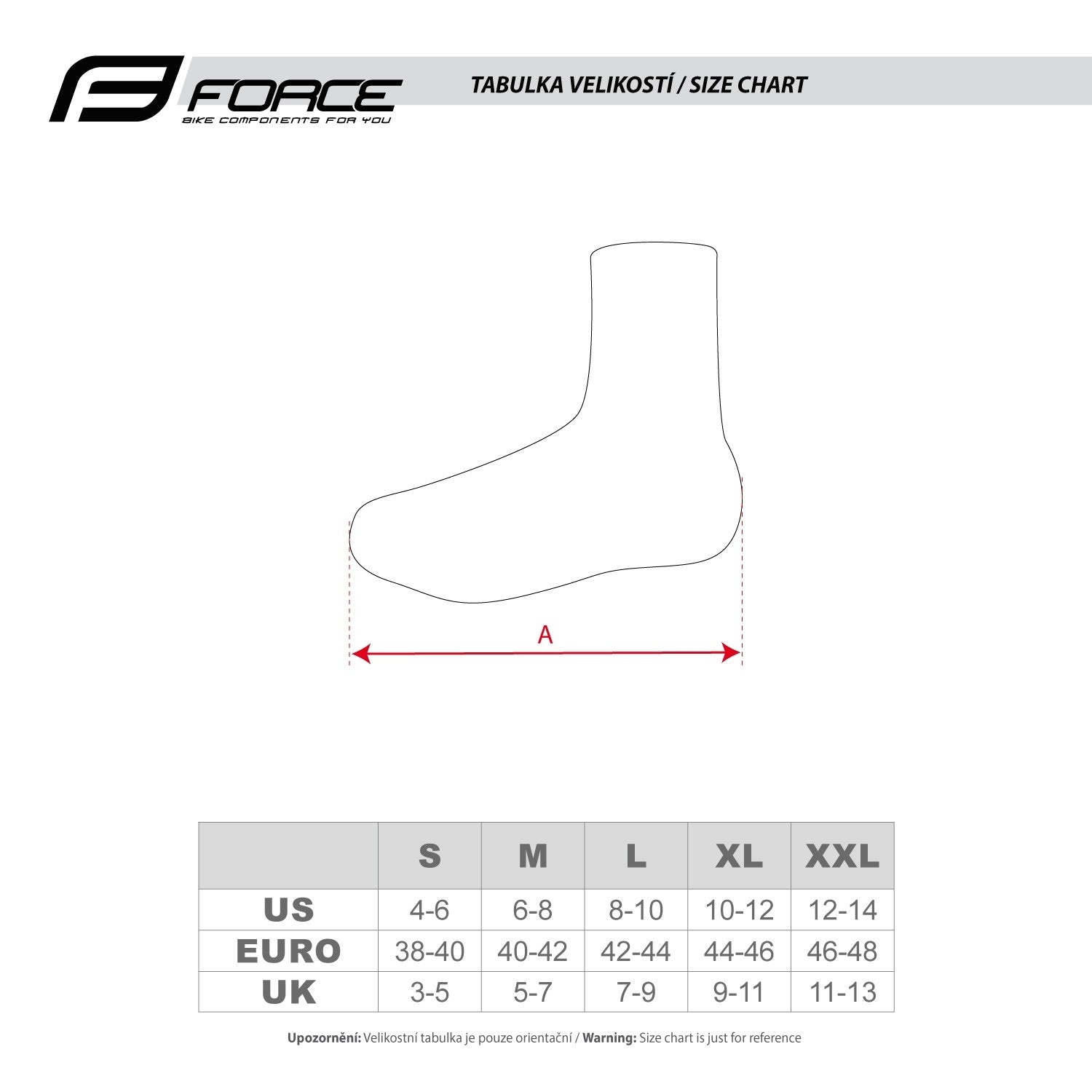 Huse pantofi Force Neoprene Over negre S
