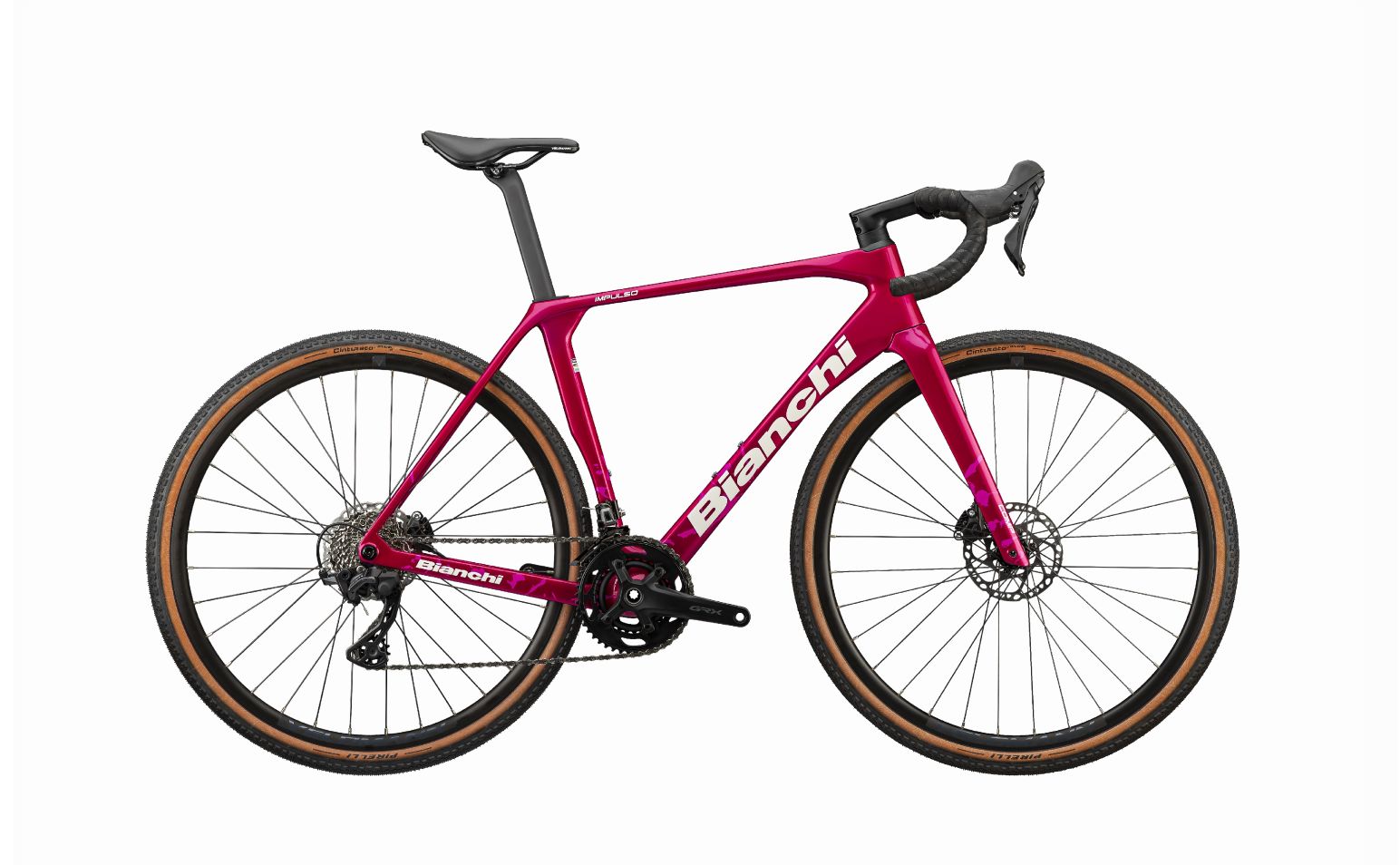Bianchi Impulso Comp 2026 Ruby Red Camo / Off White