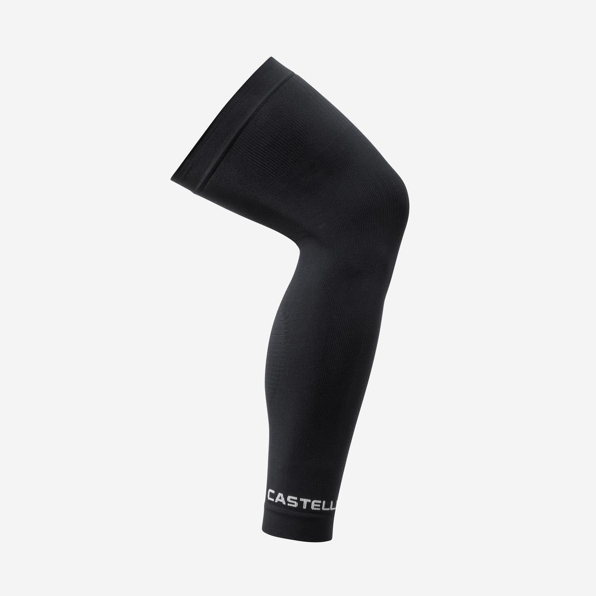 Incalzitoare genunchi/picior Castelli Seamless, Negru