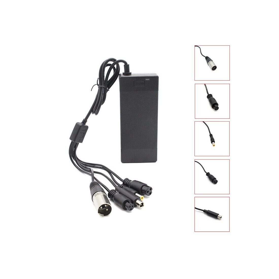 incarcator universal baterie trotineta electrica 36v 2a connector gx16 gx12 dc55mm dc8mm xlr 2