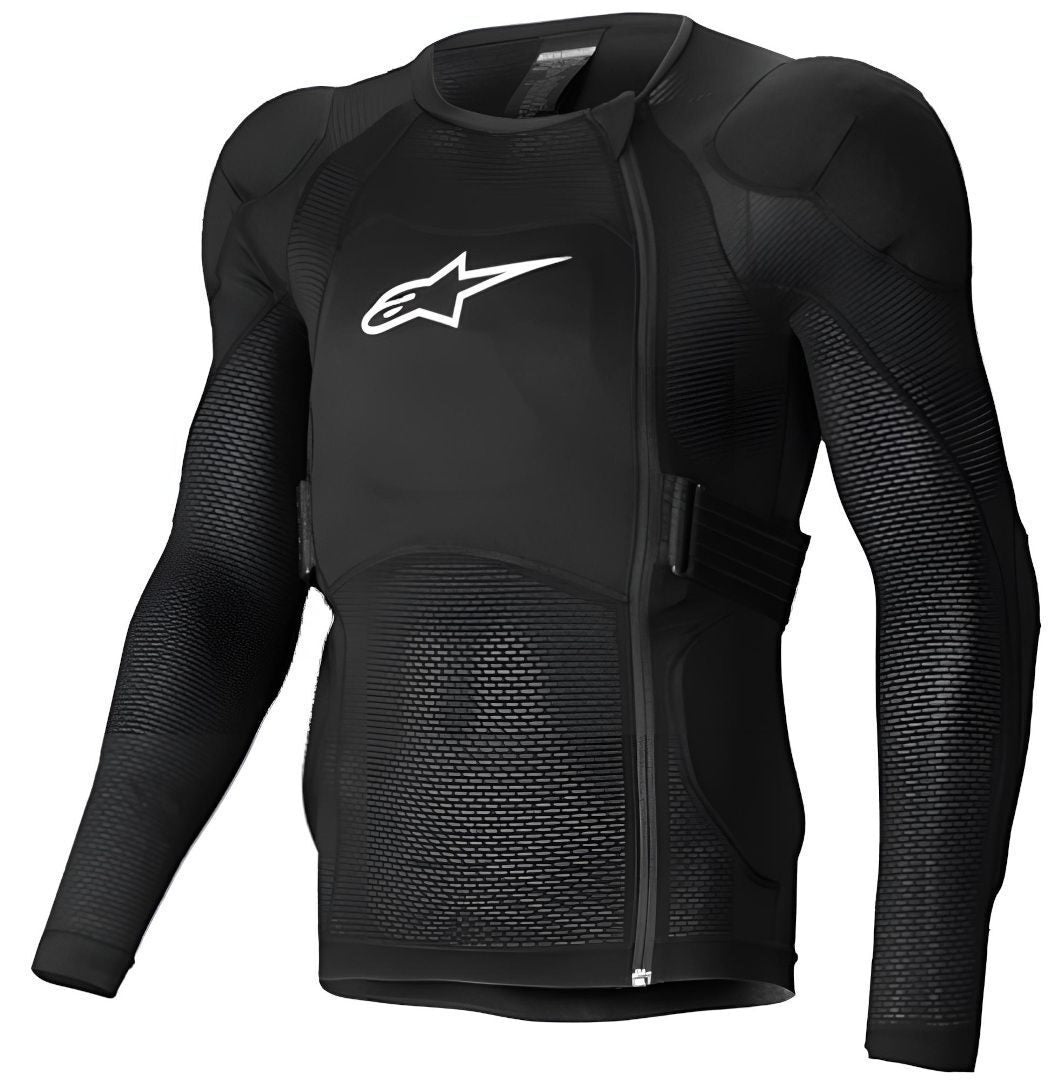 jacheta alpinestars a impact plasma protection jacket ls black white m
