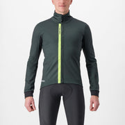 jacheta castelli entrata verde inchis galben fluo xl