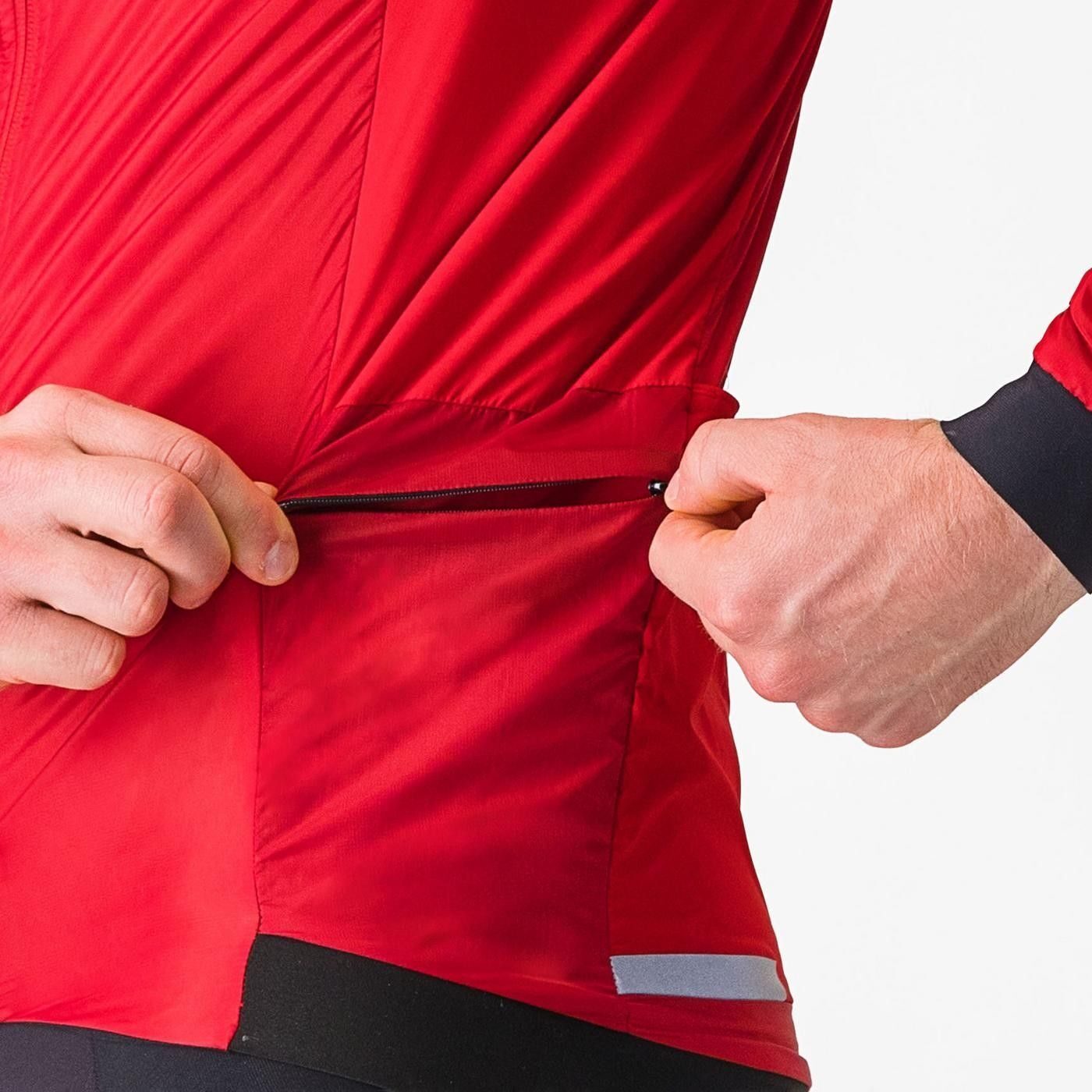 jacheta castelli fly thermal rosu aprins xxl 5