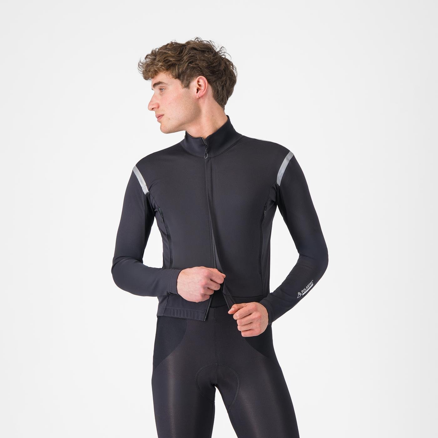 Jacheta Castelli Perfetto RoS 3 Negru Deschis/Argintiu Reflex M
