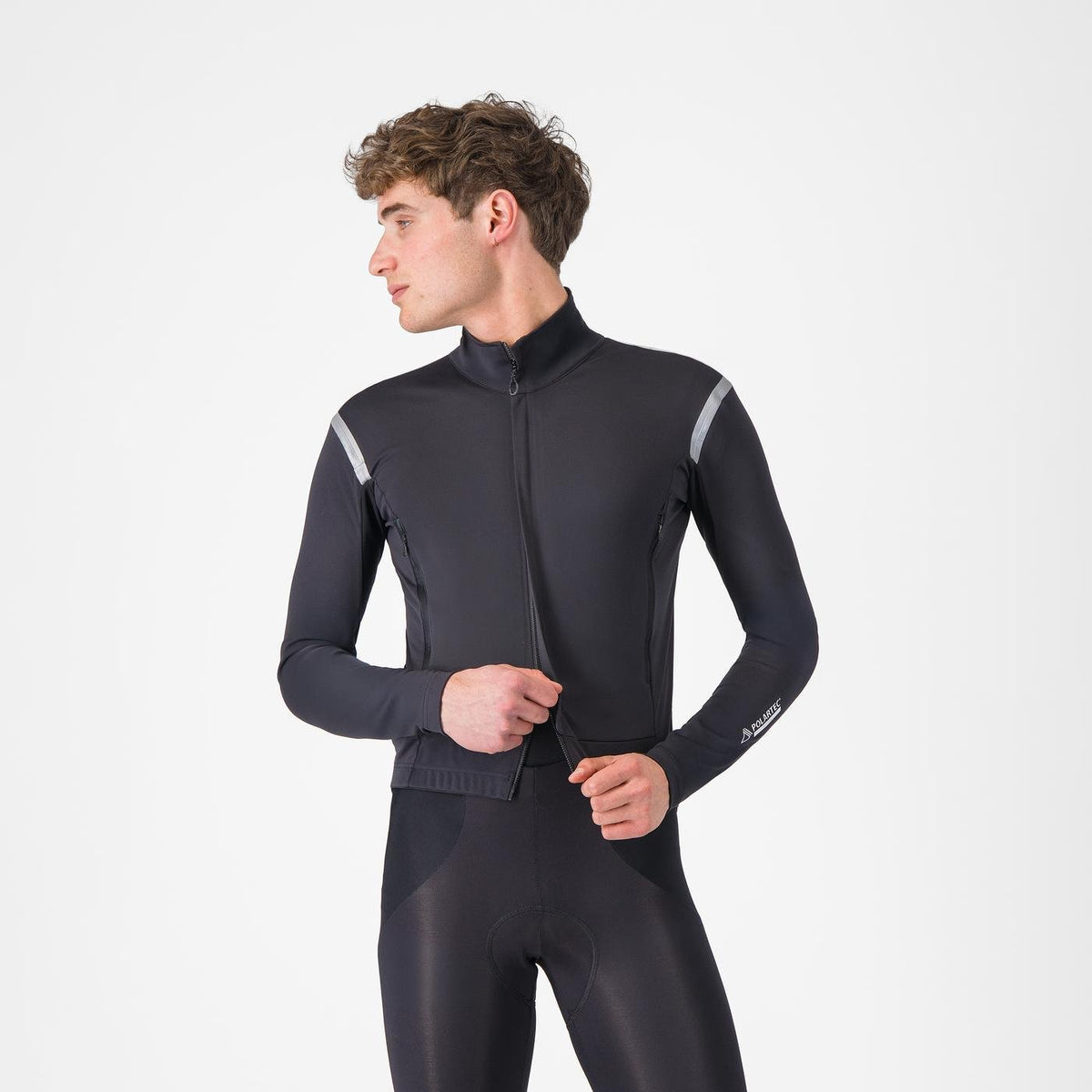 Jacheta Castelli Perfetto RoS 3 Negru Deschis/Argintiu Reflex