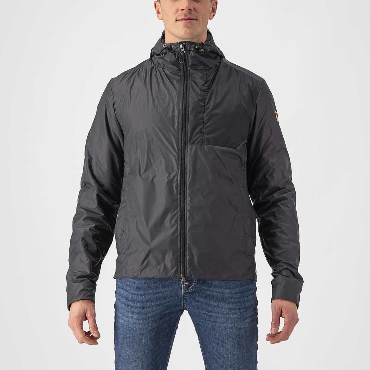 jacheta castelli riscalda puffy antracit galben fluo xxxl