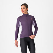 Jacheta ciclism Castelli Entrata 2, de dama, Night Shade/Purple Mist, L
