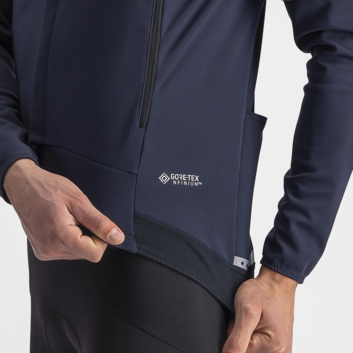 jacheta cu maneci detasabile castelli perfetto ros 2 convertible bleumarin m 3