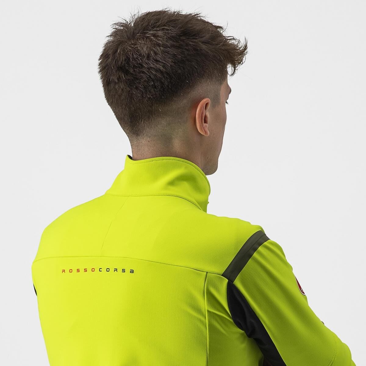 jacheta cu maneci detasabile castelli perfetto ros 2 convertible galben fluo xl 3