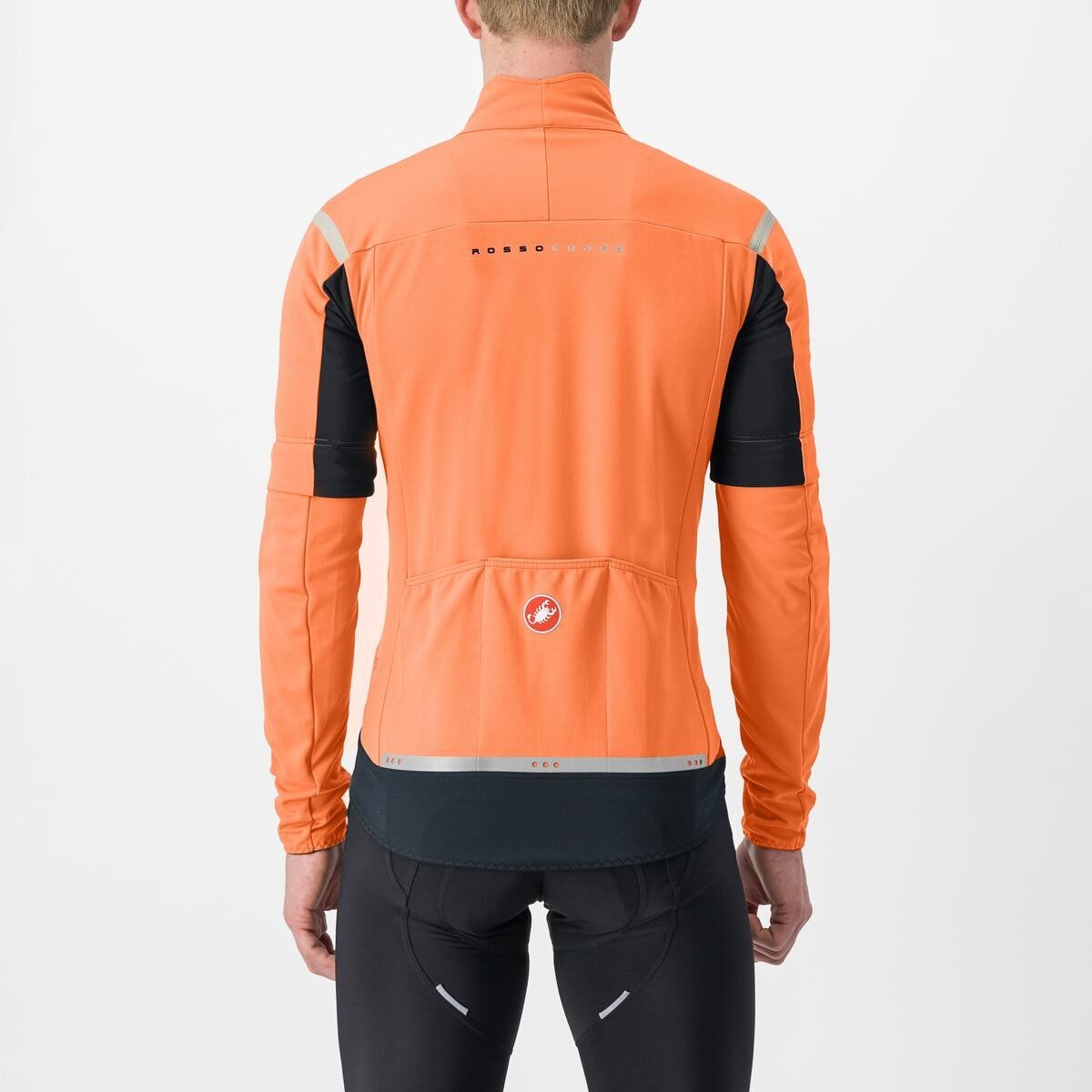 jacheta cu maneci detasabile castelli perfetto ros 2 convertible red orange dark gray xxxl 1