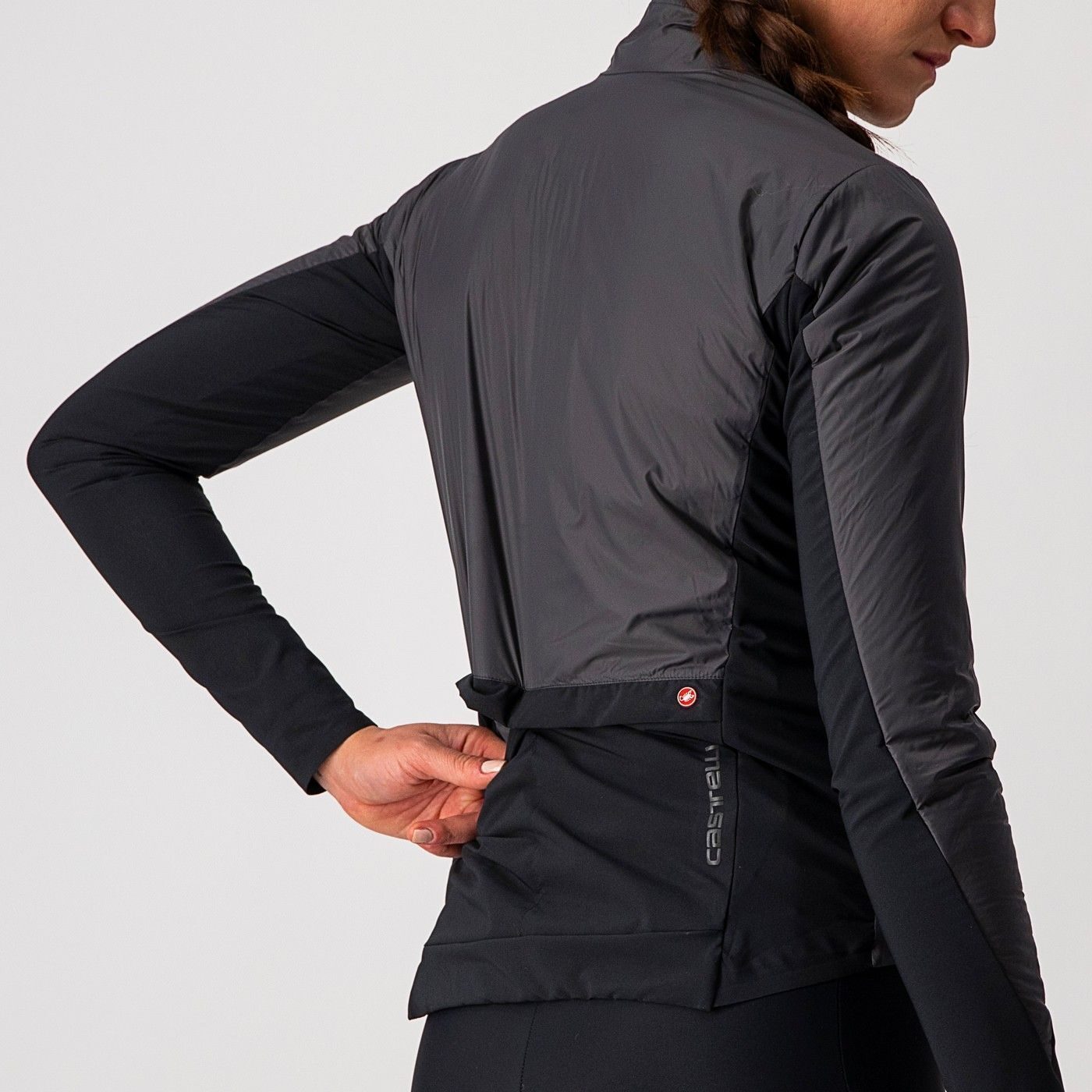 jacheta cu puf castelli unlimited w puffy de dama antracit m 2