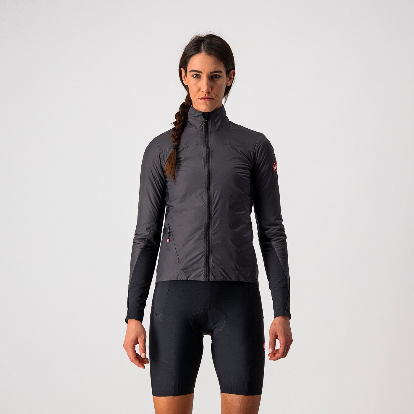 jacheta cu puf castelli unlimited w puffy de dama antracit m