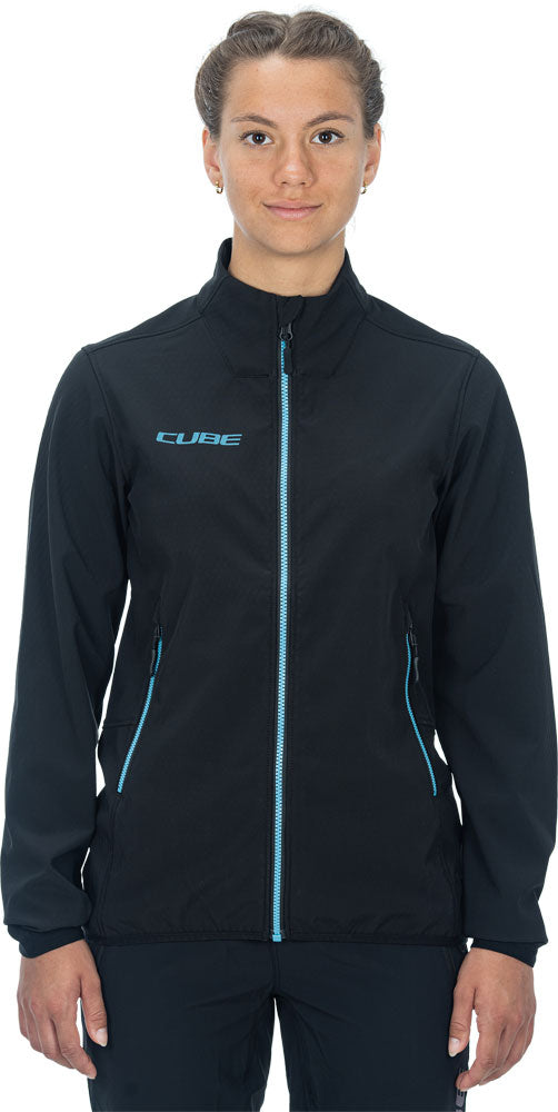 Jacheta CUBE ATX WS Softshell CMPT Black/Blue