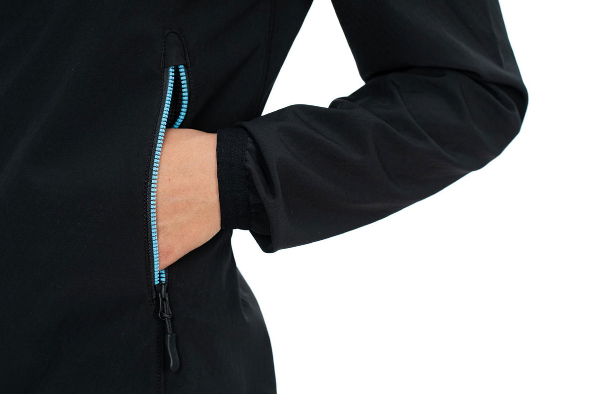 Jacheta CUBE ATX WS Softshell CMPT Black/Blue