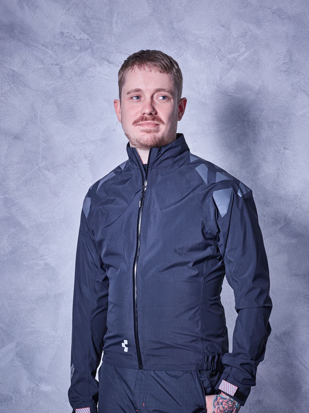 Jacheta CUBE Blackline Rain Jacket Black/Grey