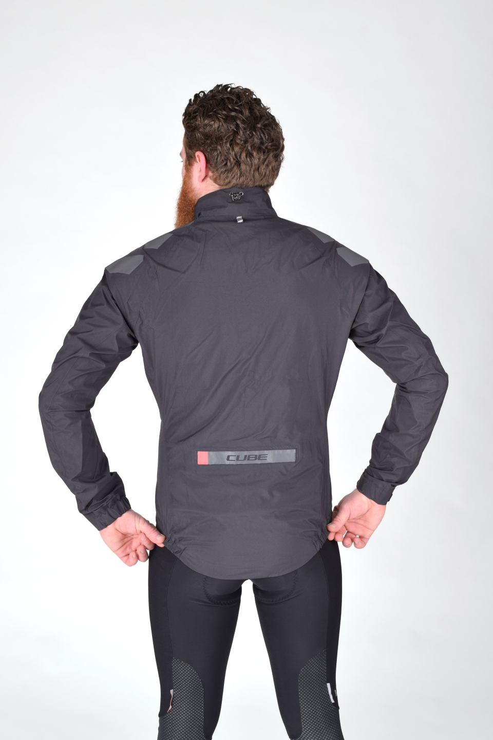 Jacheta CUBE Blackline Rain Jacket Black/Grey