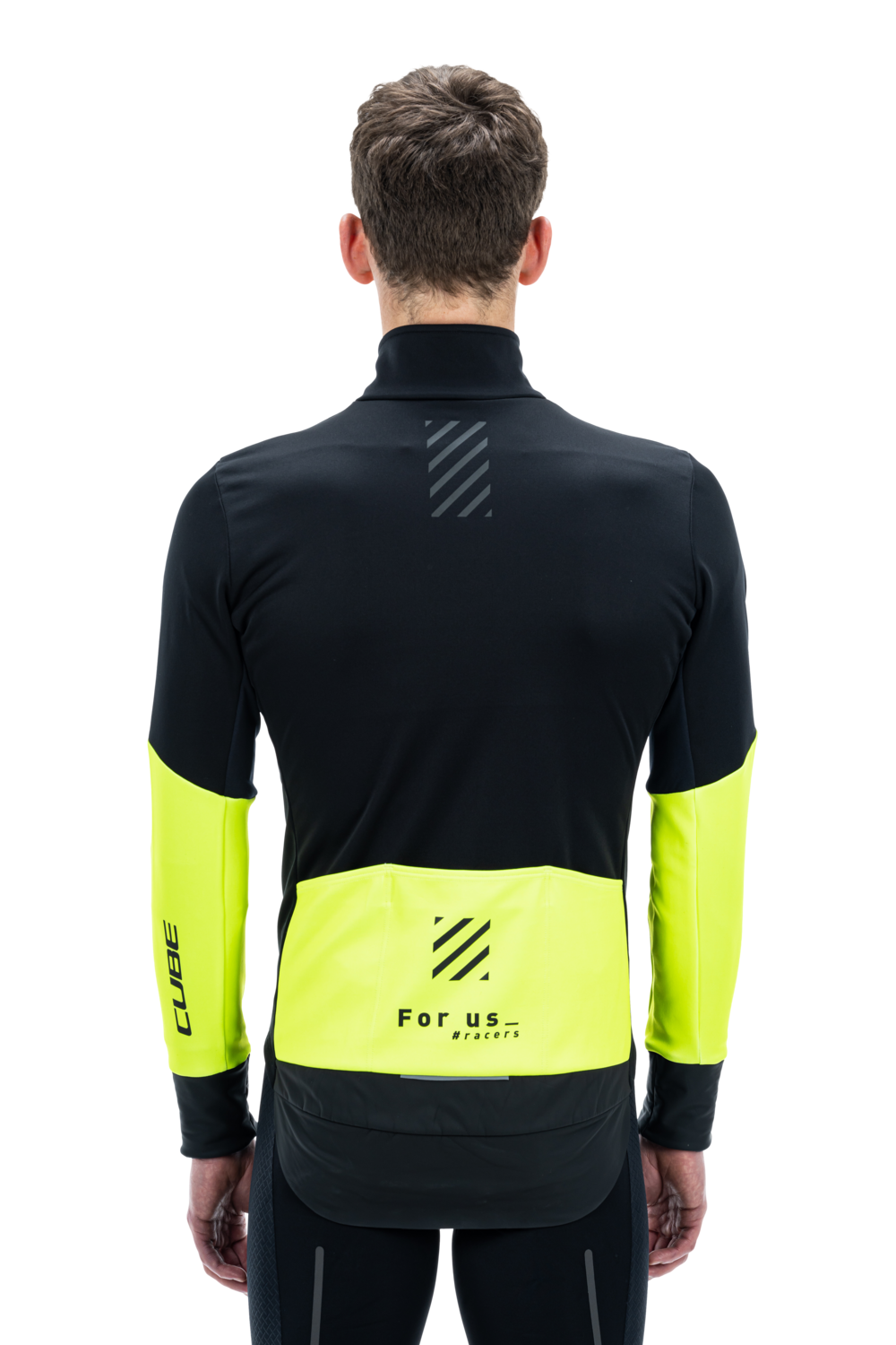 Jacheta CUBE Blackline Softshell Jacket Safety Black N Neon Yellow