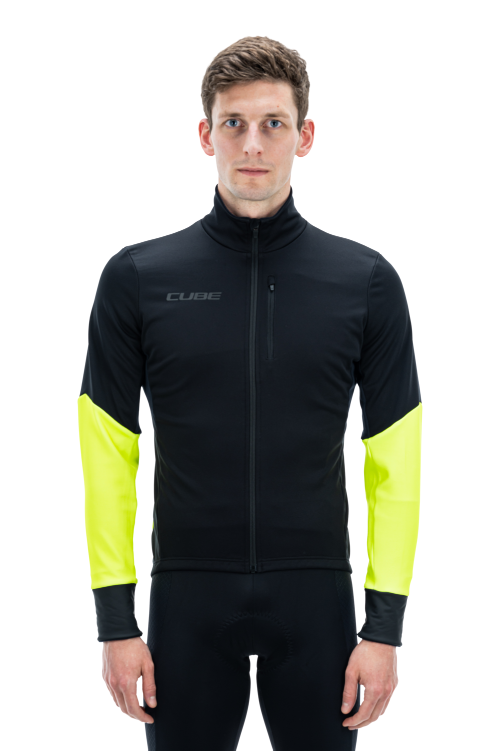 Jacheta CUBE Blackline Softshell Jacket Safety Black N Neon Yellow
