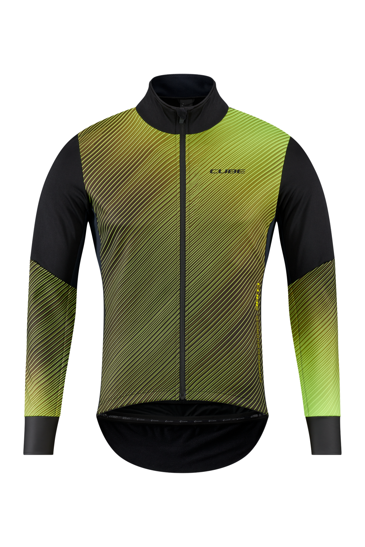 Jacheta CUBE Blackline Softshell Safety Black/Neon Yellow