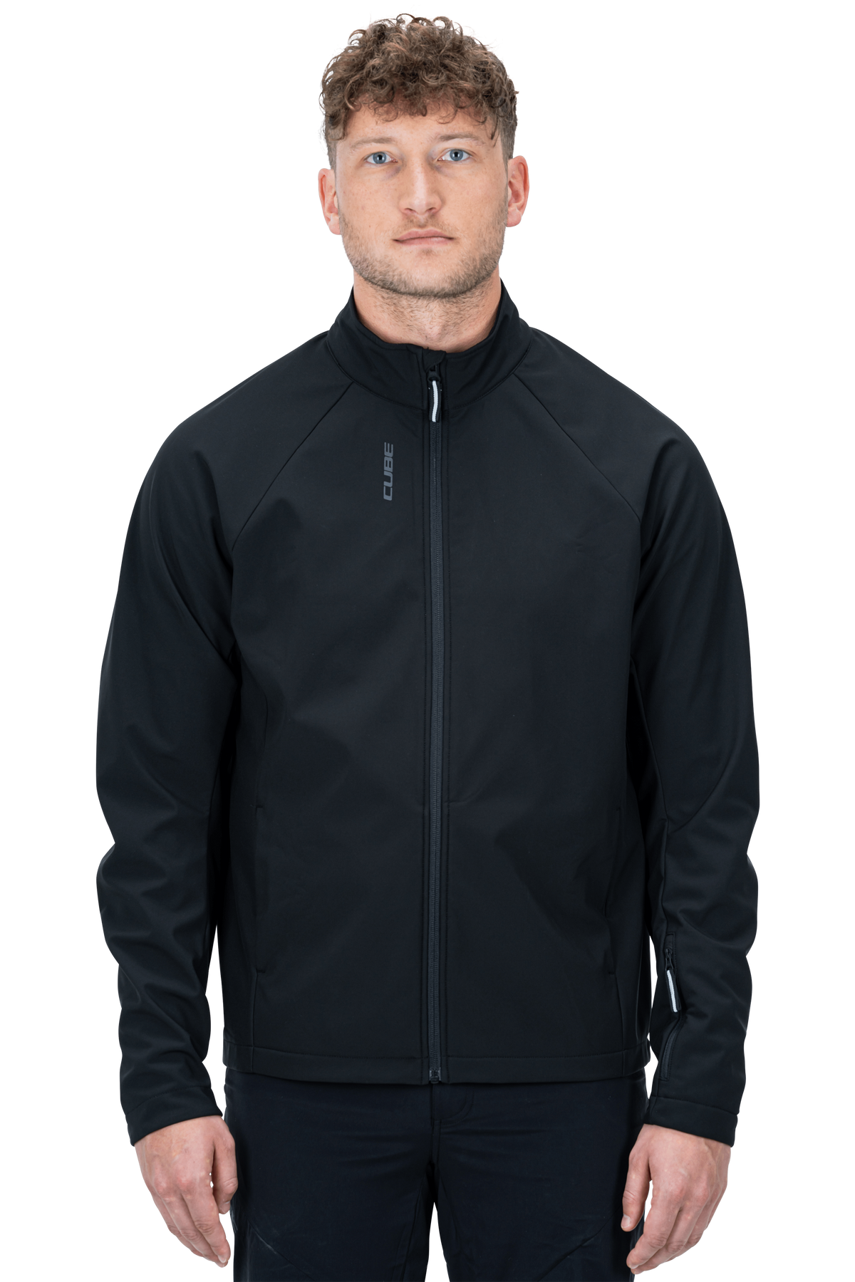 Jachetă CUBE MTB Softshell CMPT Black