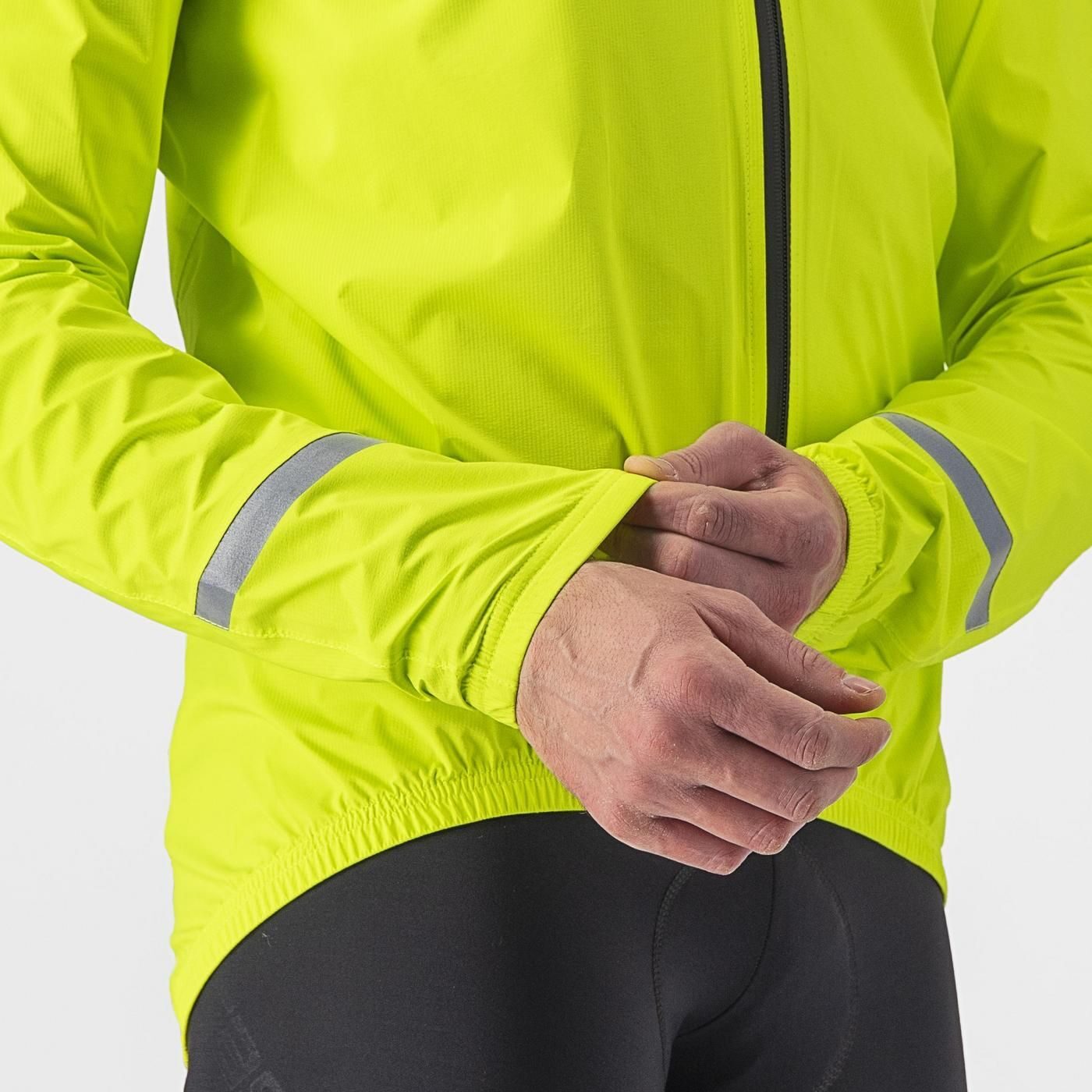 jacheta de ploaie castelli emergency 2 rain galben fluo xl 1