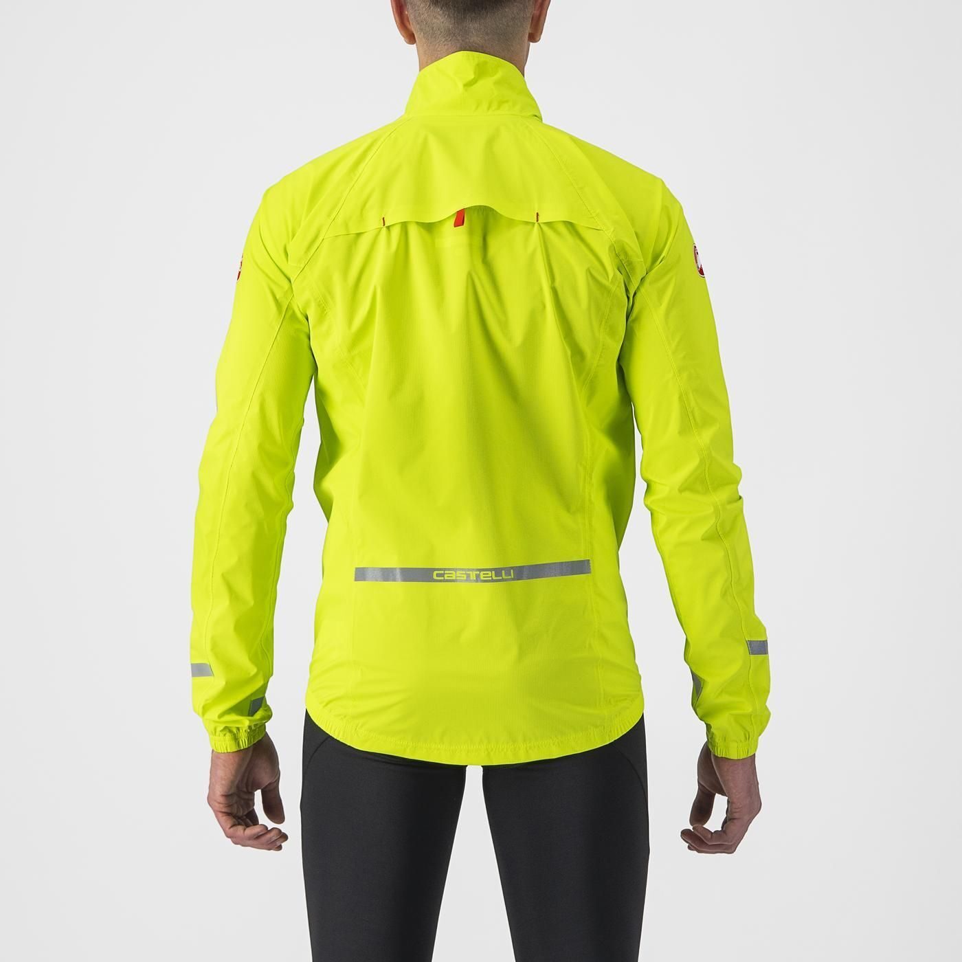 jacheta de ploaie castelli emergency 2 rain galben fluo xl 5