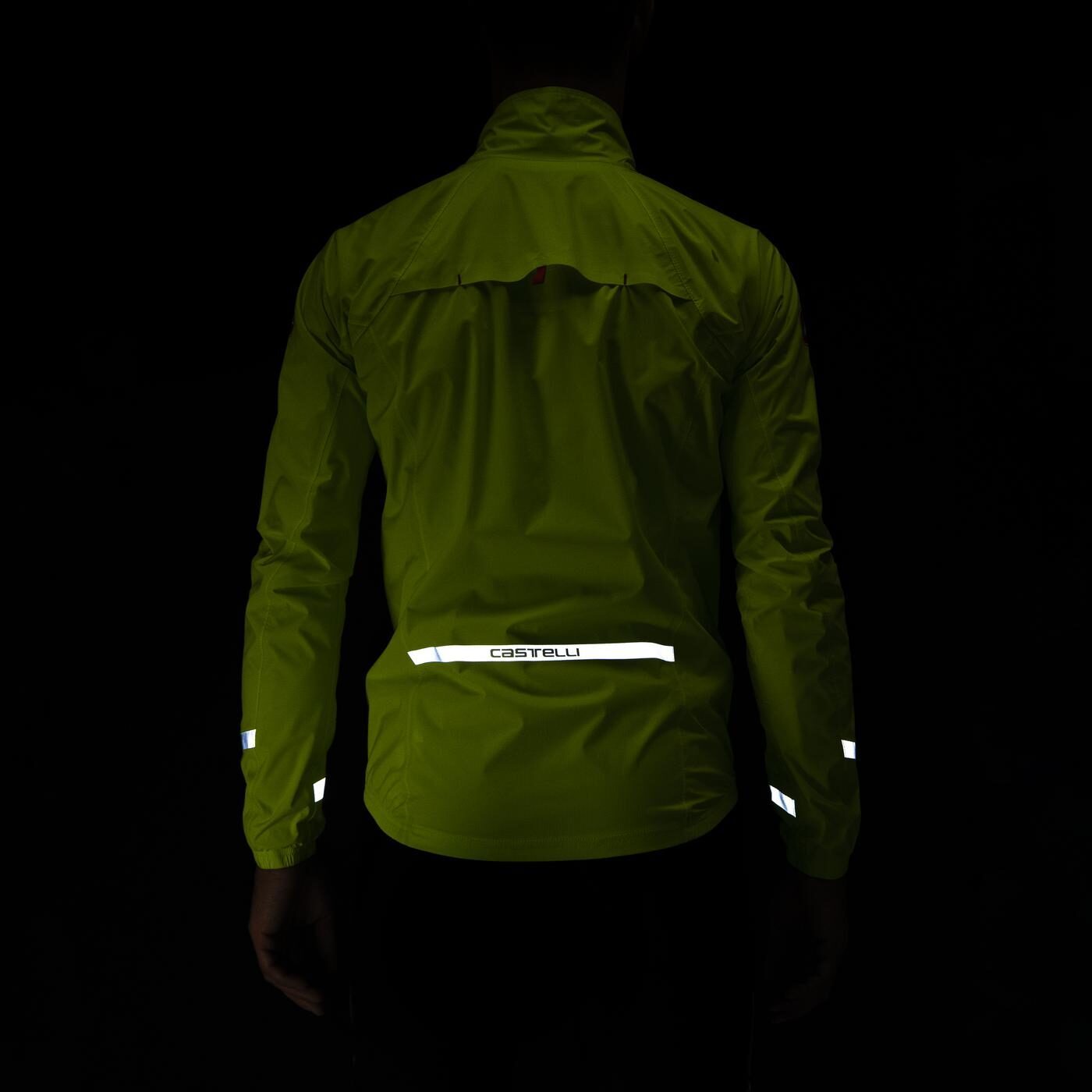 jacheta de ploaie castelli emergency 2 rain galben fluo xl 6