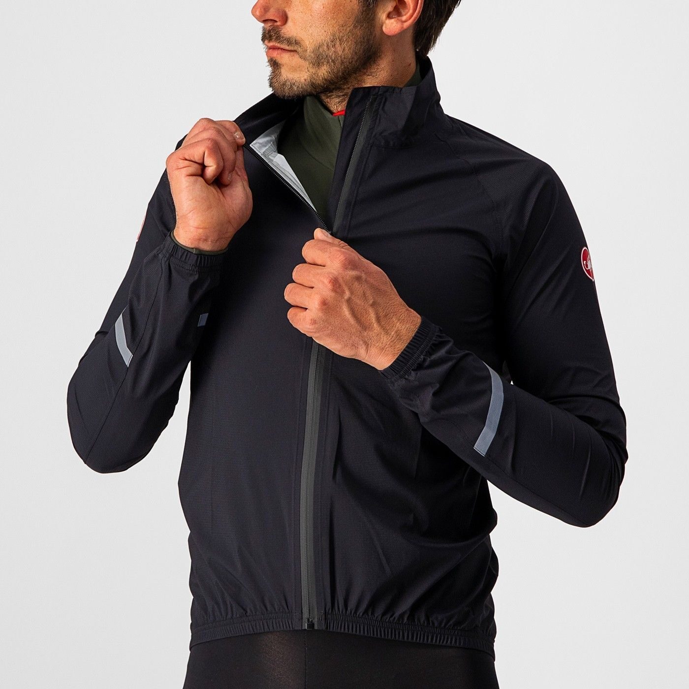 jacheta de ploaie castelli emergency 2 rain negru xxl 2