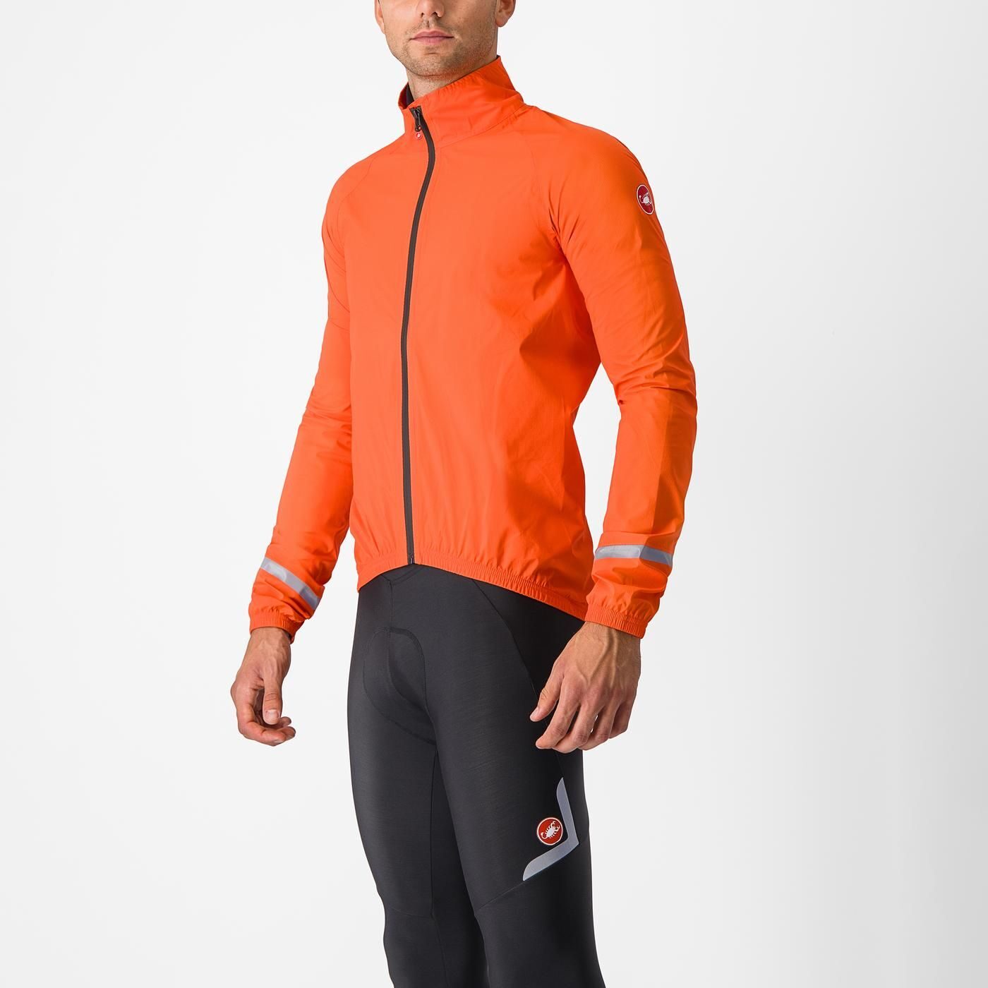 jacheta de ploaie castelli emergency 2 rain portocaliu xxxl 2
