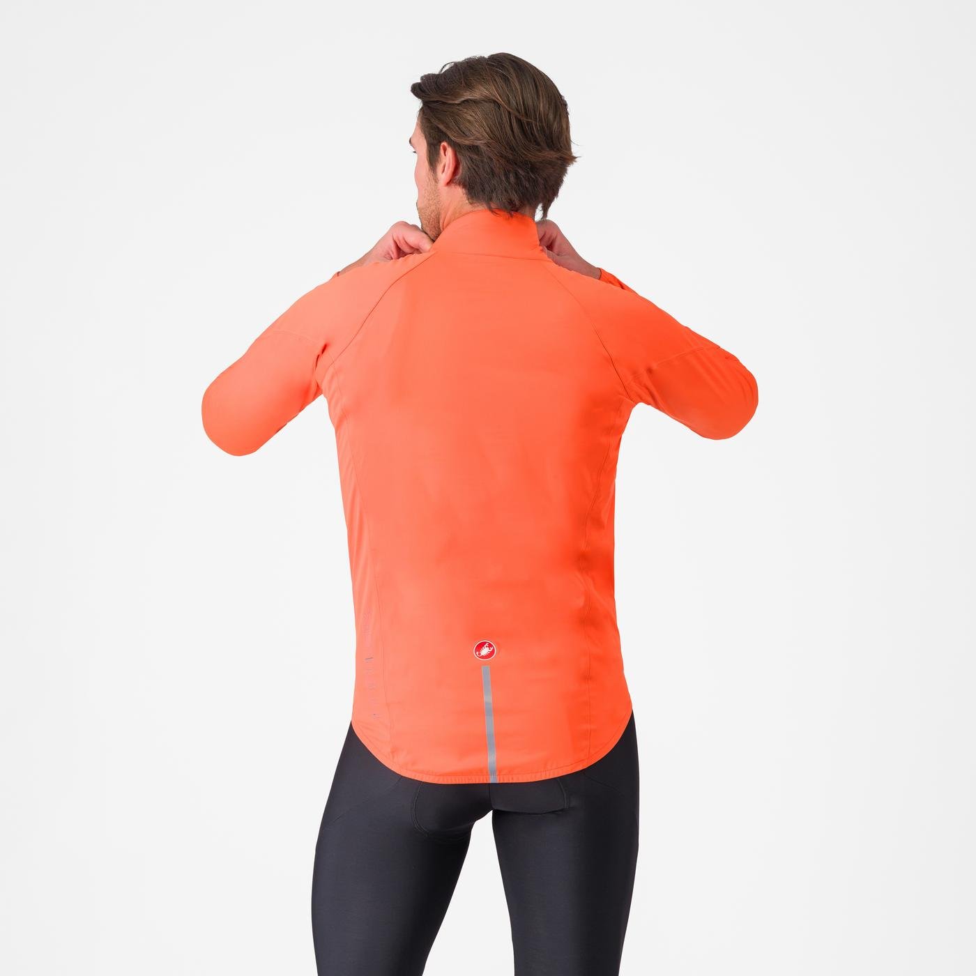 Jacheta de ploaie Castelli Emergency 3 Portocaliu Briliant XXXL