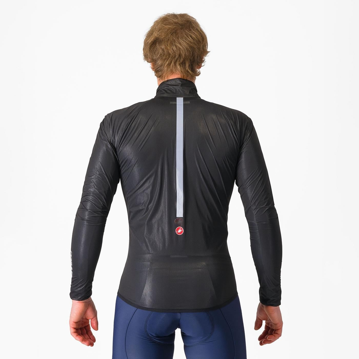 Jacheta de ploaie Castelli Squall Shell, pentru barbati, negru deschis/gri argintiu, S