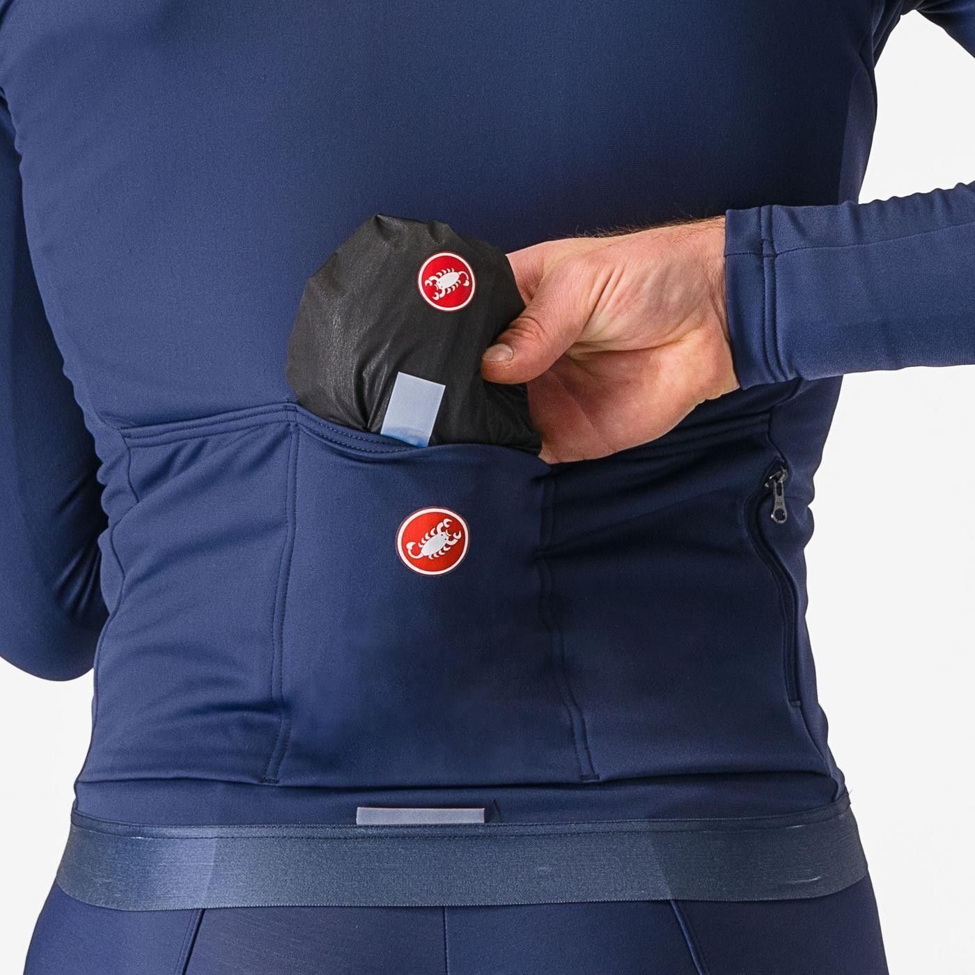 jacheta de ploaie castelli squall shell pentru barbati negru deschis gri argintiu xxl 1