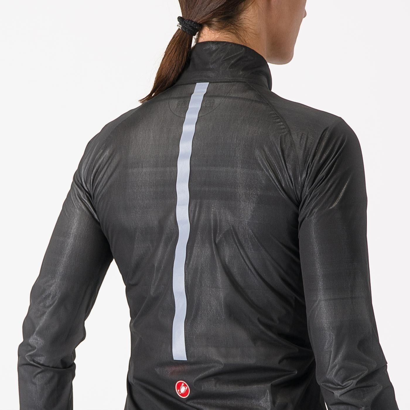 jacheta de ploaie castelli squall shell w pentru femei negru deschis gri argintiu s 1