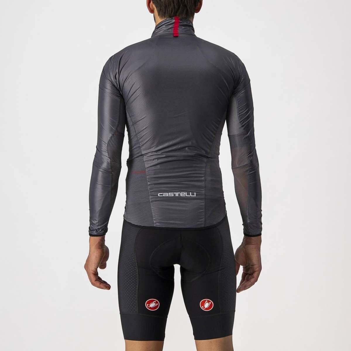 jacheta de vant castelli aria shell antracit m 1