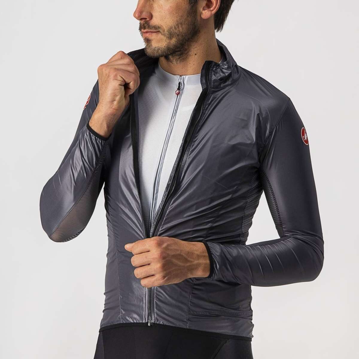 jacheta de vant castelli aria shell antracit m 2